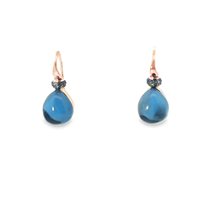 Earrings Lucos Woman in Silver Quarzo ESOR C83-BLU - ESOR C83-BLU